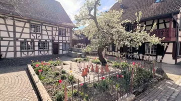 Ansicht Airbnb-O4 Mühlespiel aussen Ansicht Airbnb-O4 Mühlespiel aussen